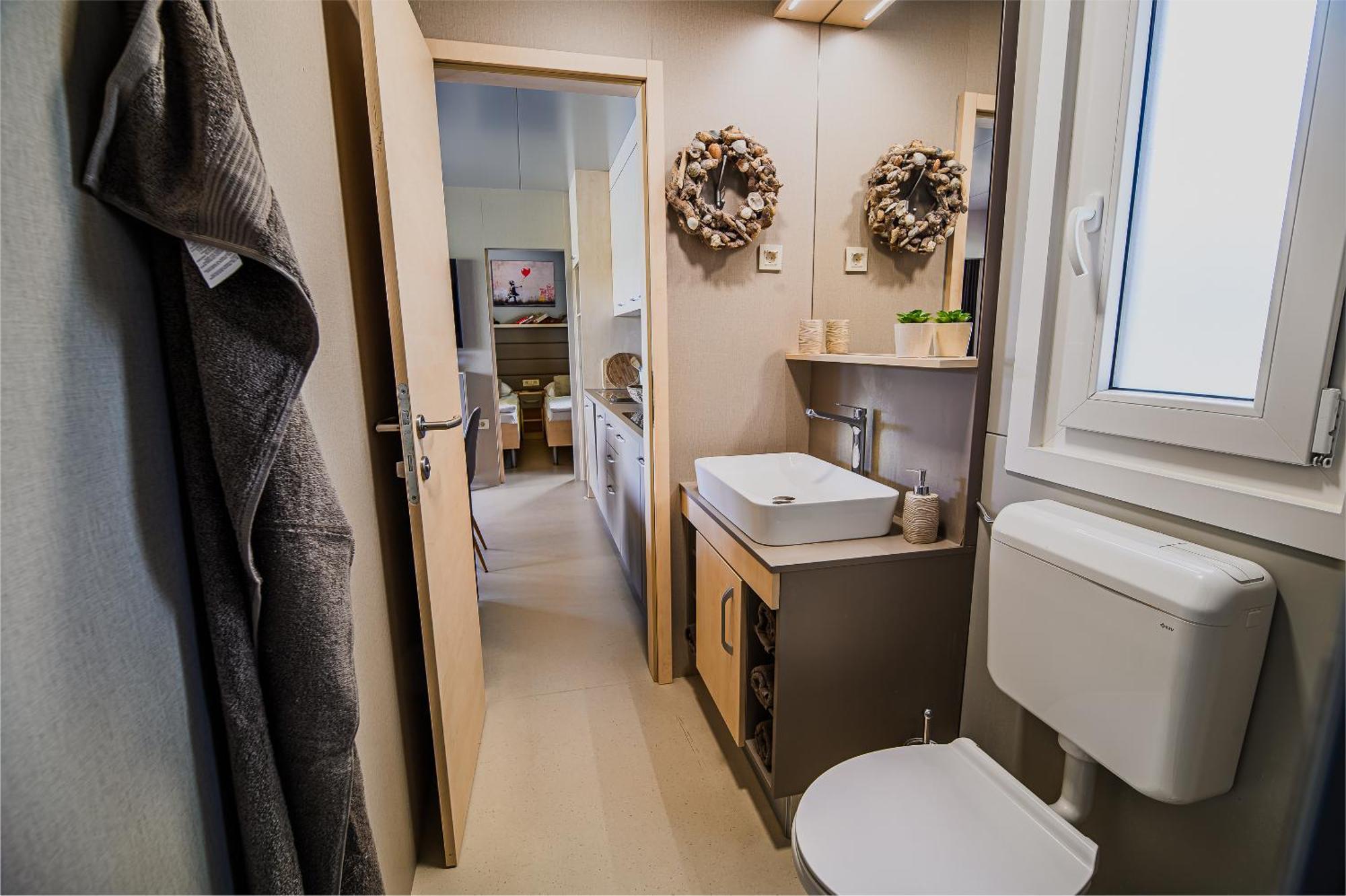Deluxe Lake View Mobile Homes With Thermal Riviera Tickets Catez ob Savi Exterior photo
