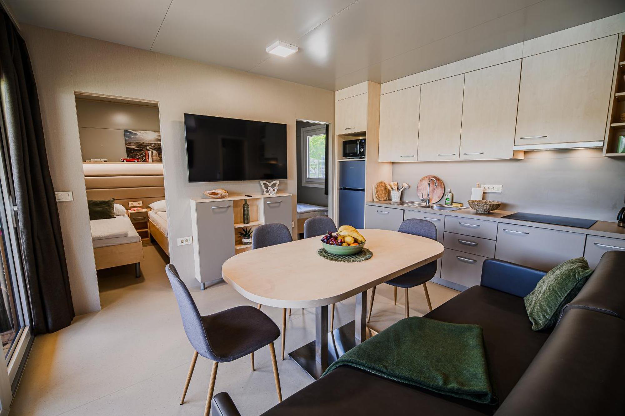 Deluxe Lake View Mobile Homes With Thermal Riviera Tickets Catez ob Savi Exterior photo
